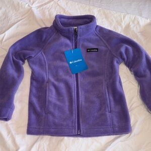 Columbia Lavender/Purple Full-Zip Fleece Jacket